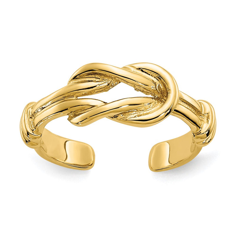 14k Love Knot Toe Ring-D1958