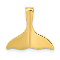 14k 3-D Polished Whale Tail Slide-D2