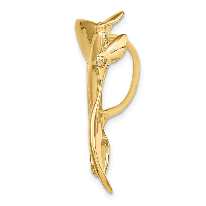 14k Manta Ray Slide-D2854