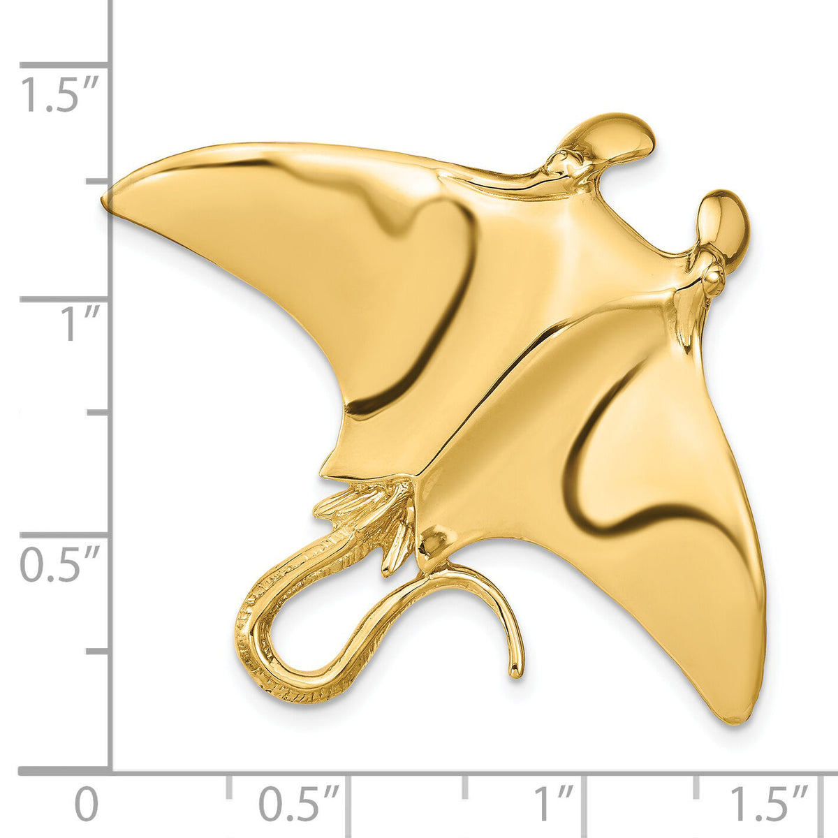 14k Manta Ray Slide-D2854