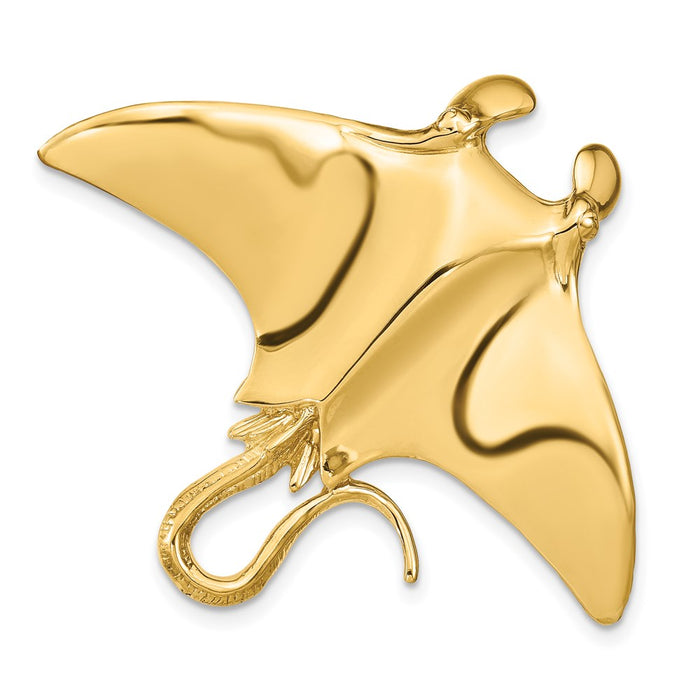 14k Manta Ray Slide-D2854