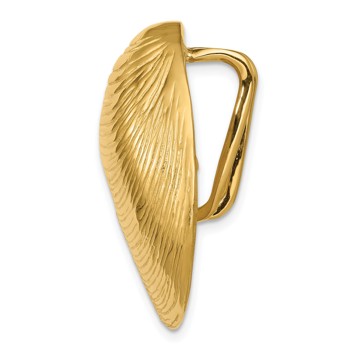 14k Clam Shell Slide-D2863