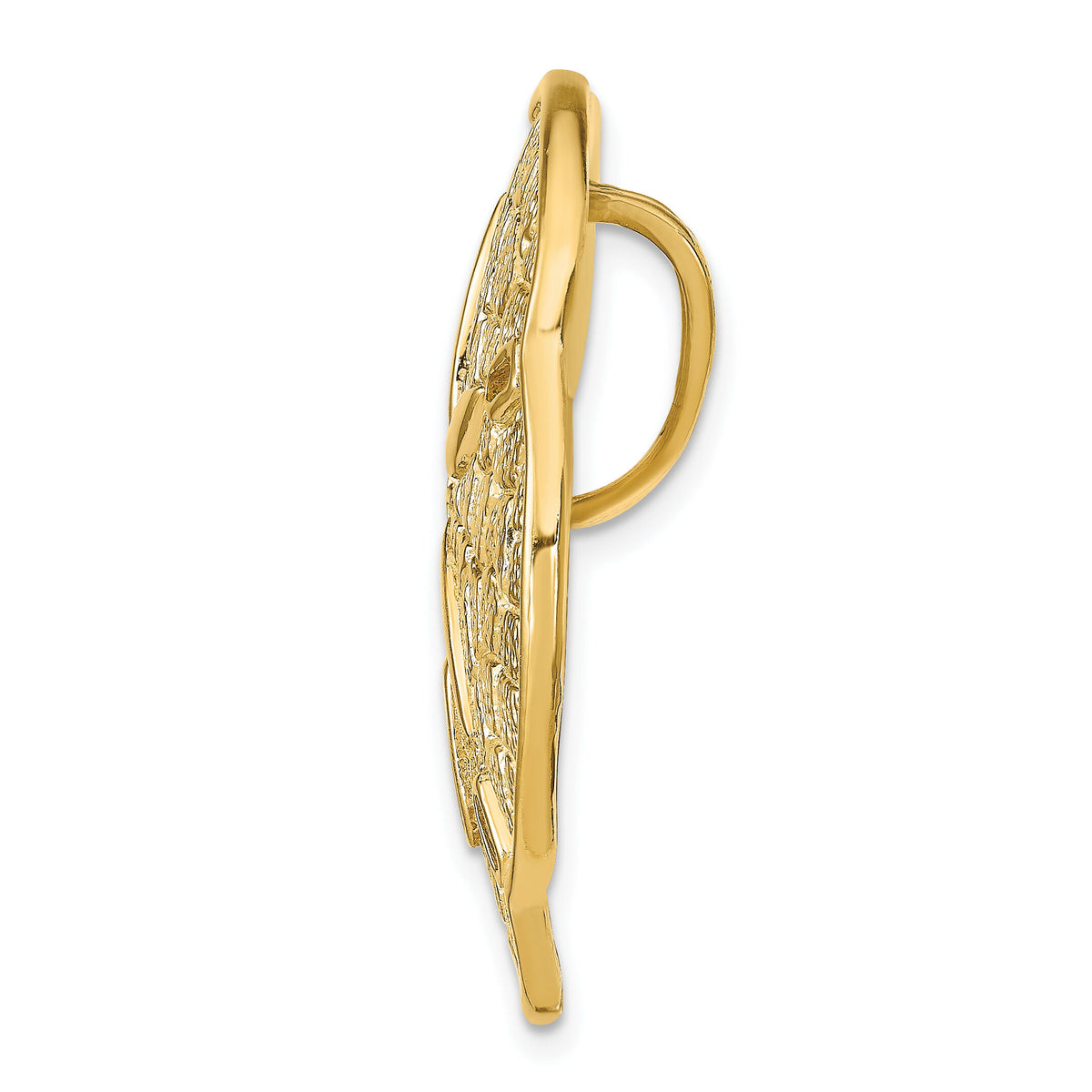 14k Sand Dollar Slide-D2868