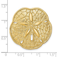 14k Sand Dollar Slide-D2868