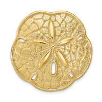 14k Sand Dollar Slide-D2868