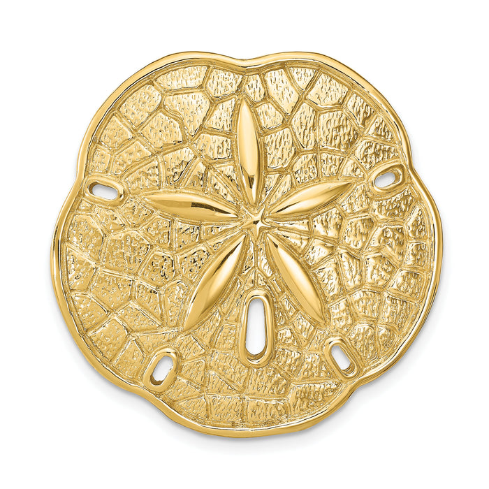 14k Sand Dollar Slide-D2868
