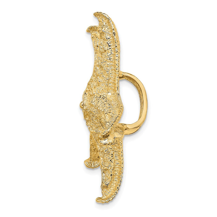 14k Starfish Slide-D2869