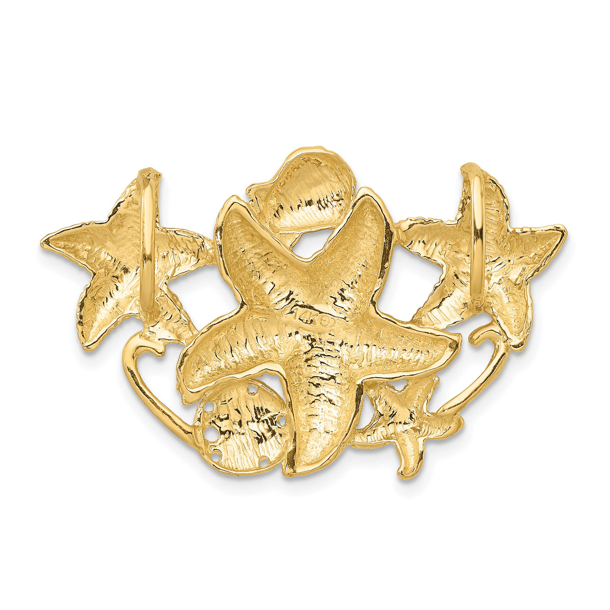 14k Starfish Cluster Slide-D2876