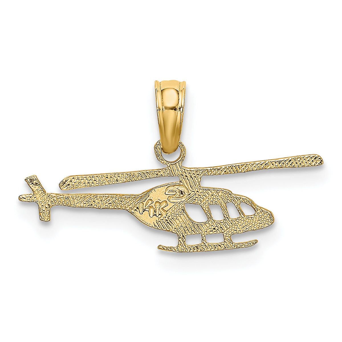 14k Helicopter Charm-D2947
