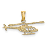 14k Helicopter Charm-D2947