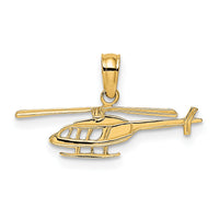 14k Helicopter Charm-D2947