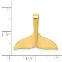 14k Whale Tail Chain Slide-D3