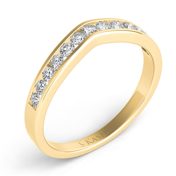 Yellow Gold Diamond Band