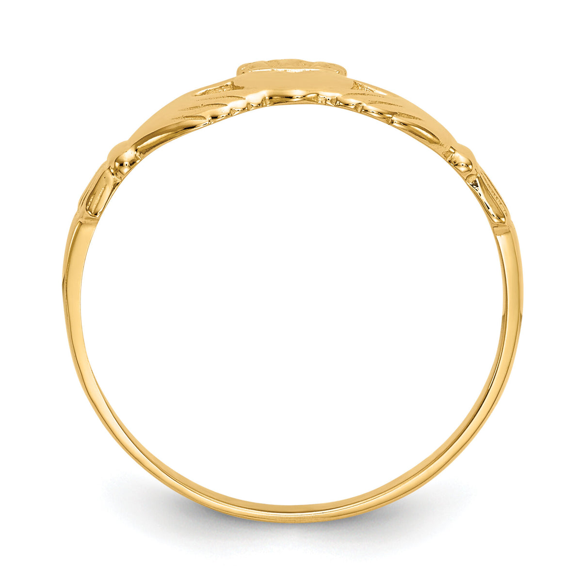 14k Claddagh Ring-D3100