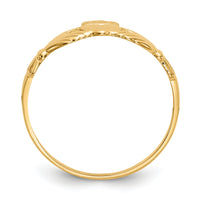 14k Claddagh Ring-D3100
