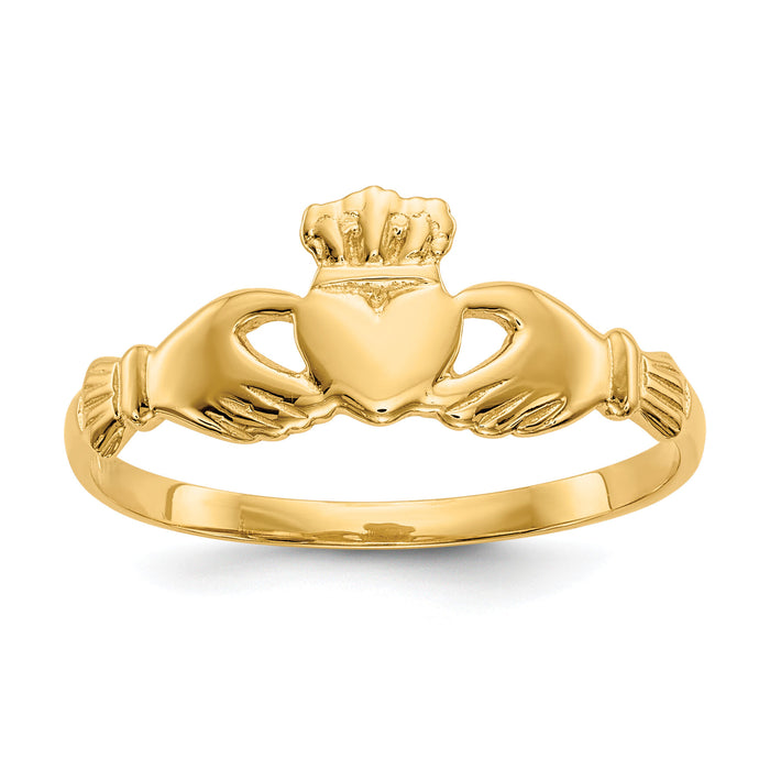 14k Claddagh Ring-D3100