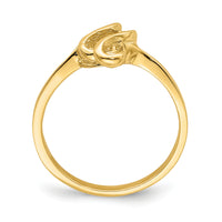 14k Free Form Ring-D3101