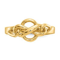 14k Free Form Knot Ring-D3103