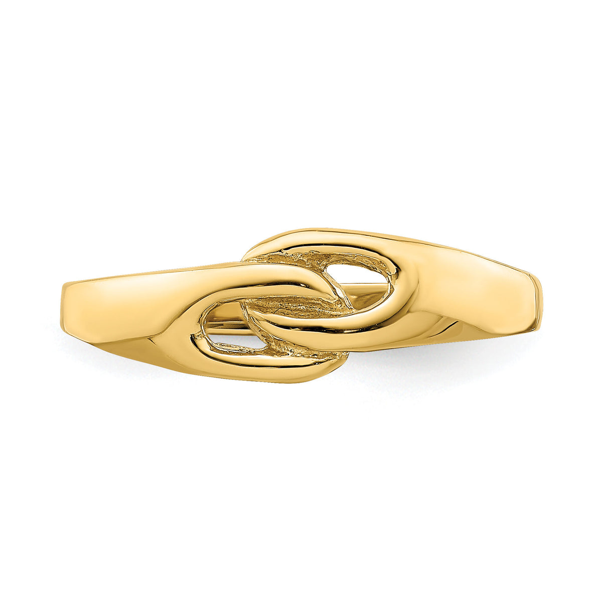 14k Free Form Knot Ring-D3104