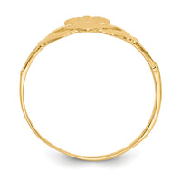 14k Ladies Claddagh Ring-D3108