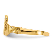14k Ladies Claddagh Ring-D3108