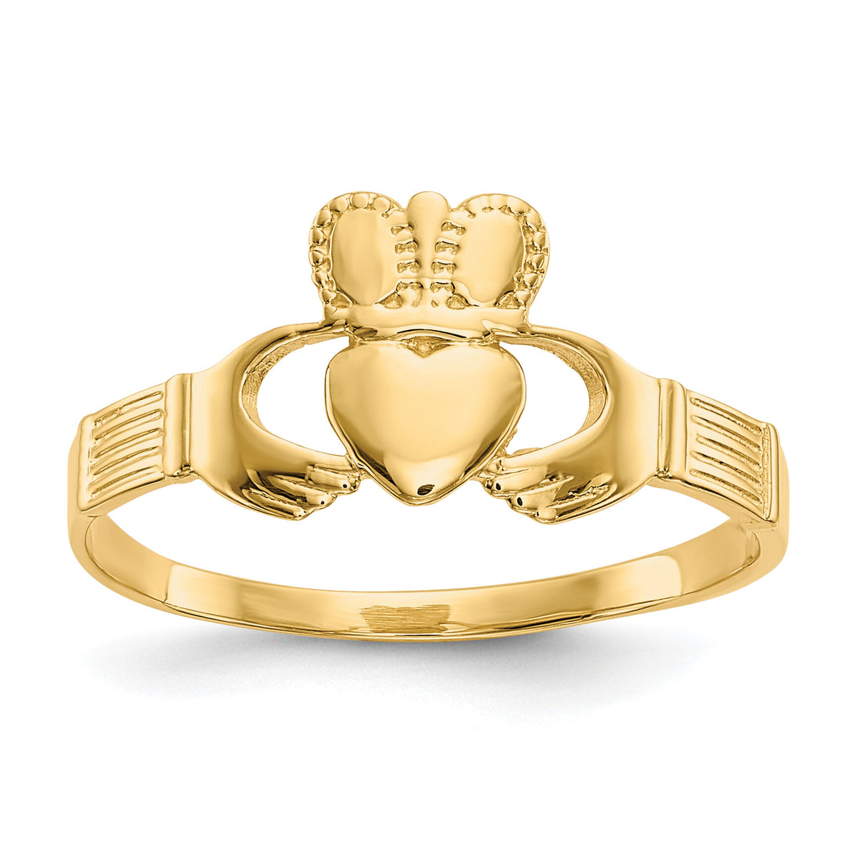 14k Ladies Claddagh Ring-D3108