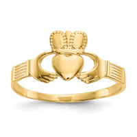 14k Ladies Claddagh Ring-D3108
