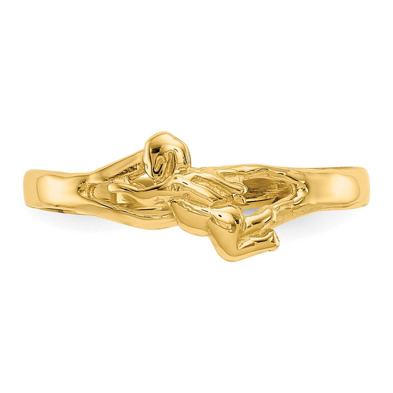 14k Angel Baby Ring-D3119