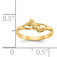 14k Angel Baby Ring-D3119