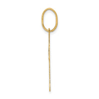 14k Polished Cross Charm-D3139