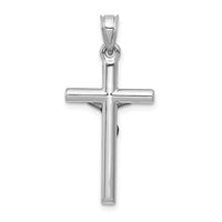 14k White Gold Crucifix Pendant-D3227