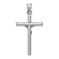 14k White Gold Crucifix Pendant-D3229
