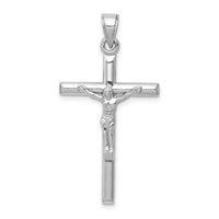 14k White Gold Crucifix Pendant-D3229