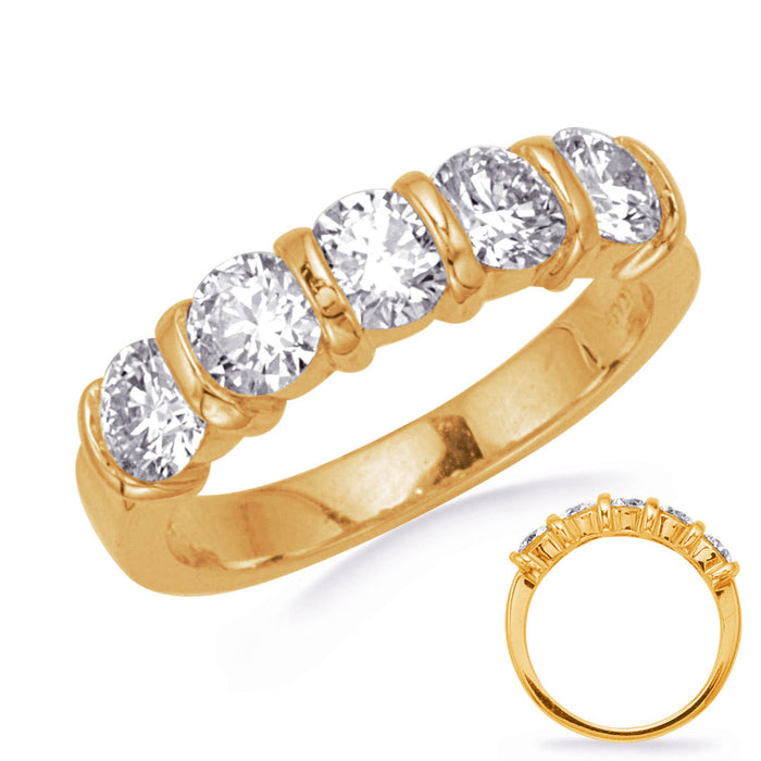 Yellow Gold Diamond Band