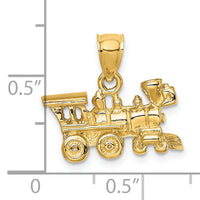 14k 3-D Locomotive Charm-D3304