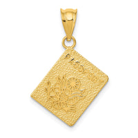 14K Passport Charm-D3316