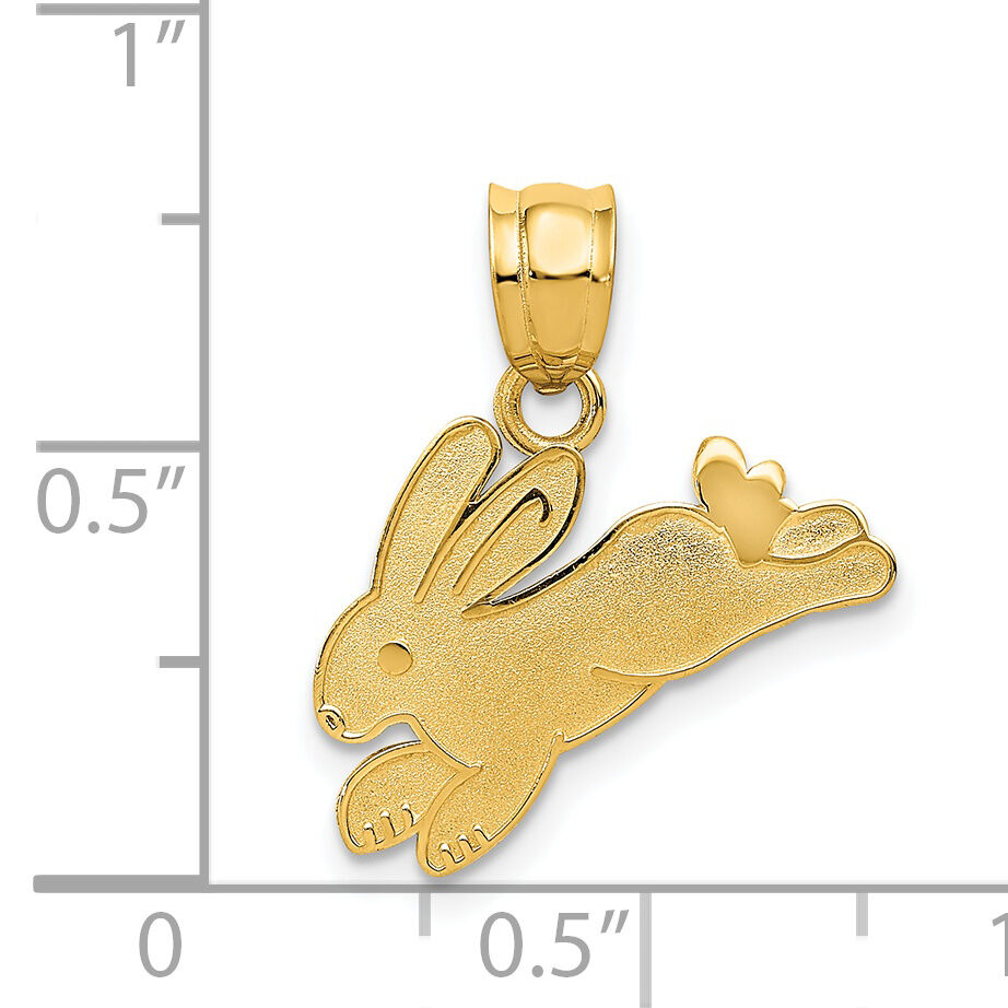 14K Rabbit Charm-D3325
