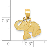 14K Elephant Charm-D3346
