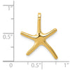 14k Starfish Chain Slide-D3362