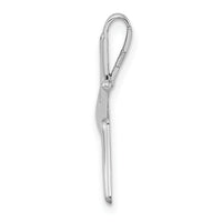 14k White Gold Starfish Chain Slide-D3362W