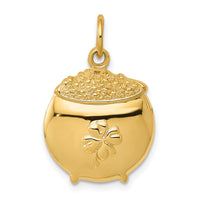 14k Pot of Gold Charm-D3440