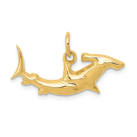 14k Hammerhead Shark Charm-D3450