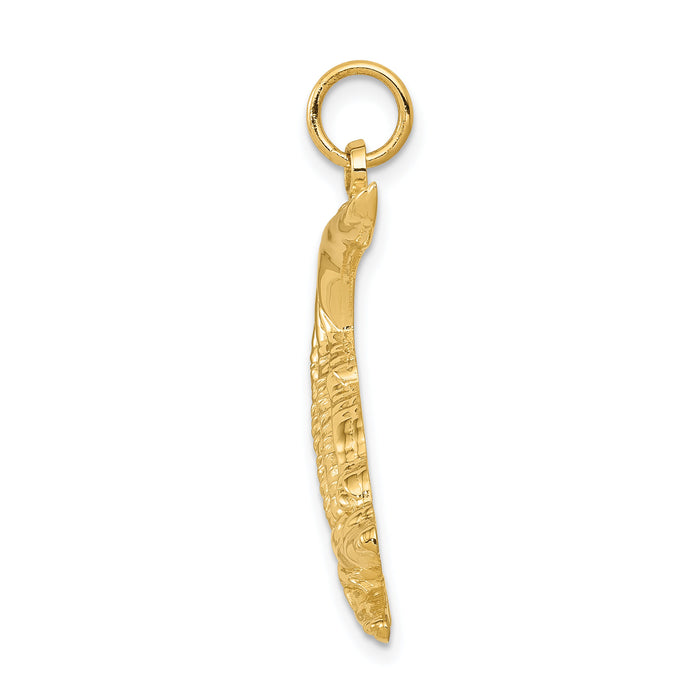 14k Alligator Charm-D3462