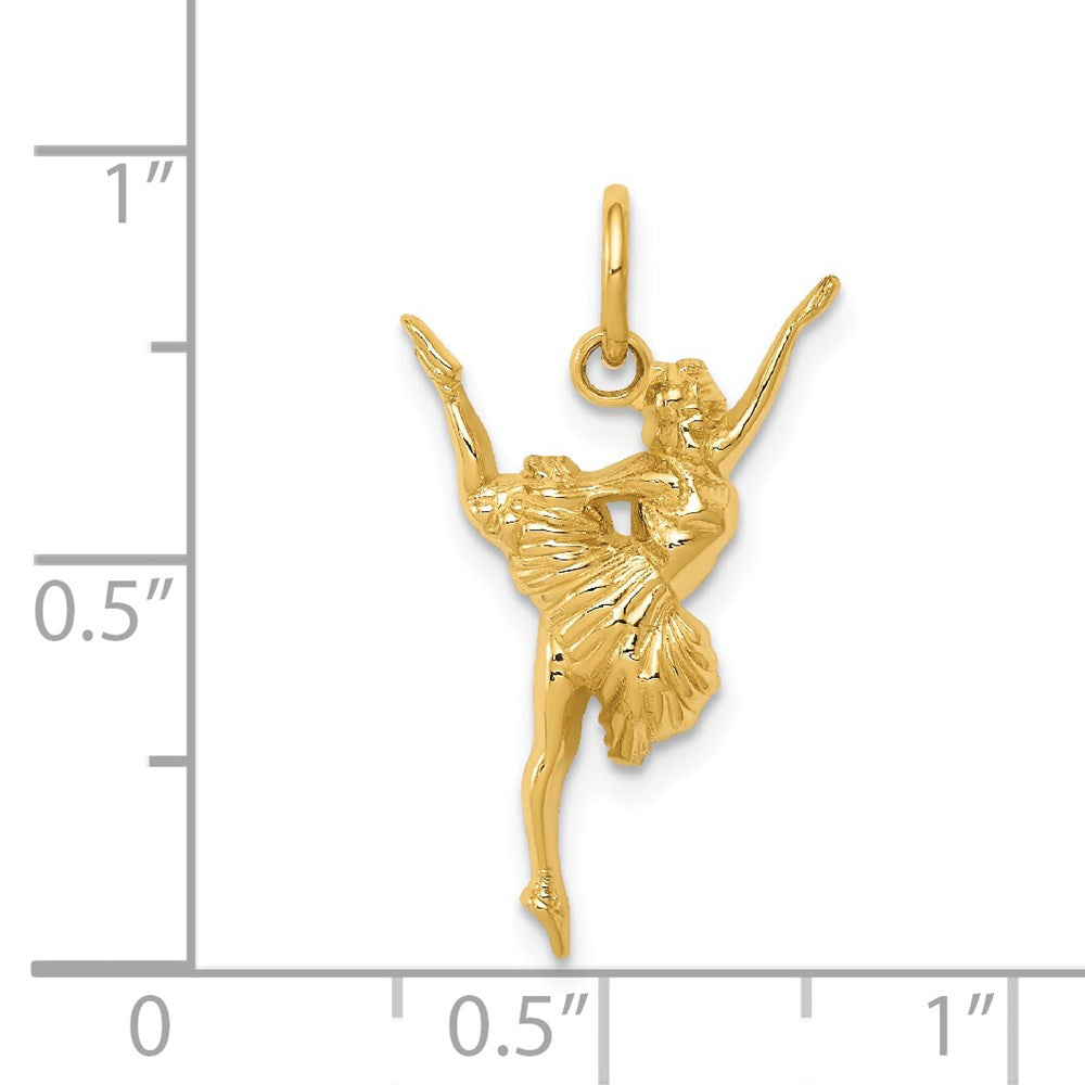 14k Ballerina Charm-D3468