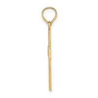 14k RN Cross Charm-D3481