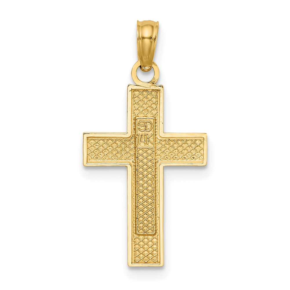 14k Nurse Cross Charm-D3482