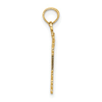 14k RN Caduceus Charm-D3483