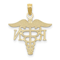 14k RN Caduceus Charm-D3483