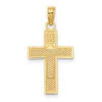 14K RN  Caduceus Cross Charm-D3484