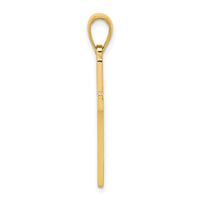 14k Cross Pendant-D3495